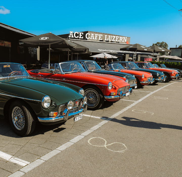 MG-Meet beim Ace Cafe Luzern presented by Th. Willy