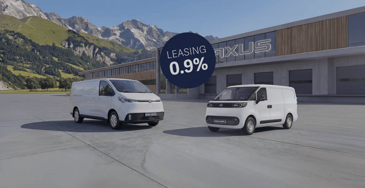 Maxus eDeliver 5 und eDeliver 7 mit 0.9% Leasing