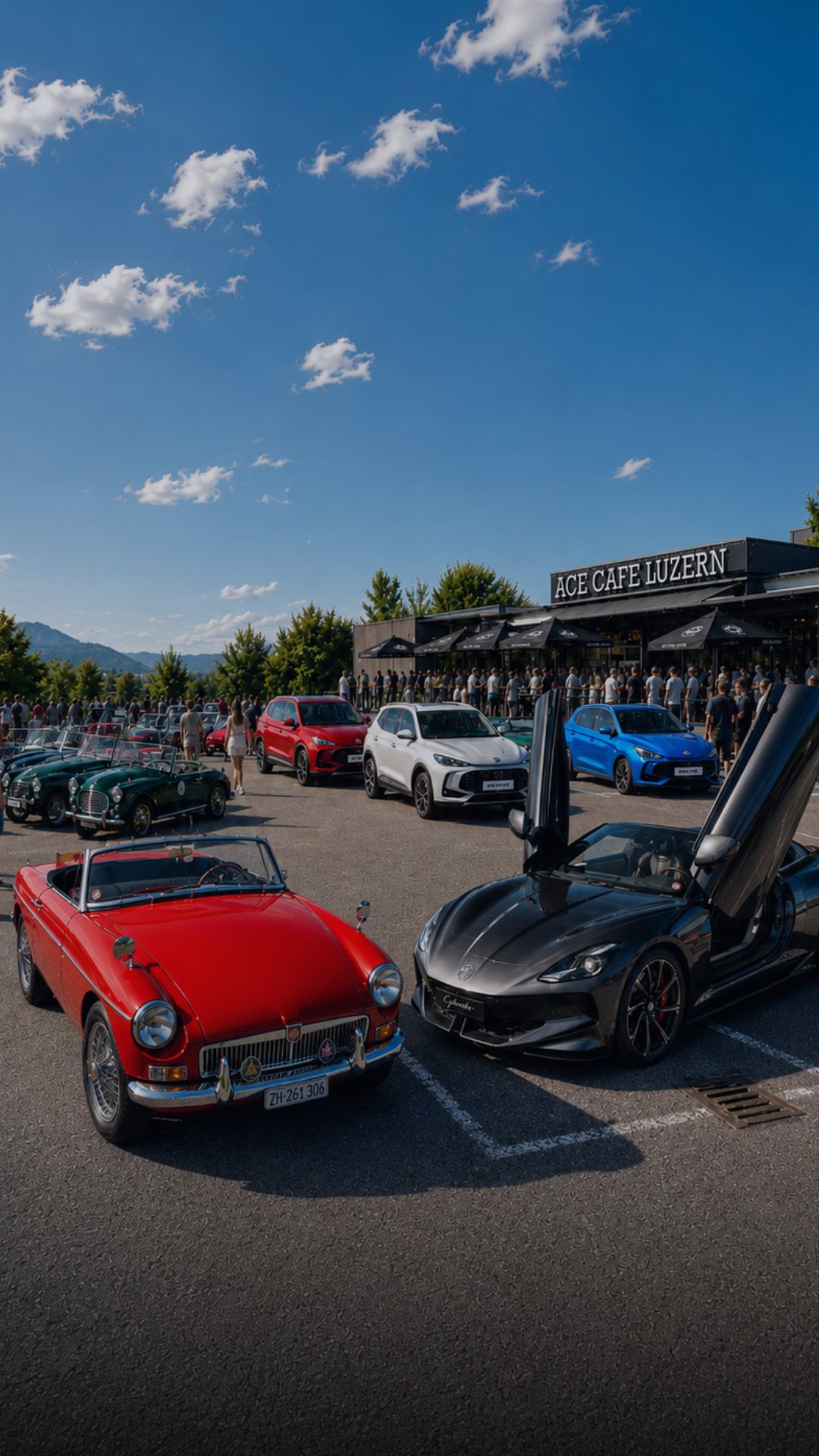 MG-Meet beim Ace Cafe Luzern presented by Th. Willy