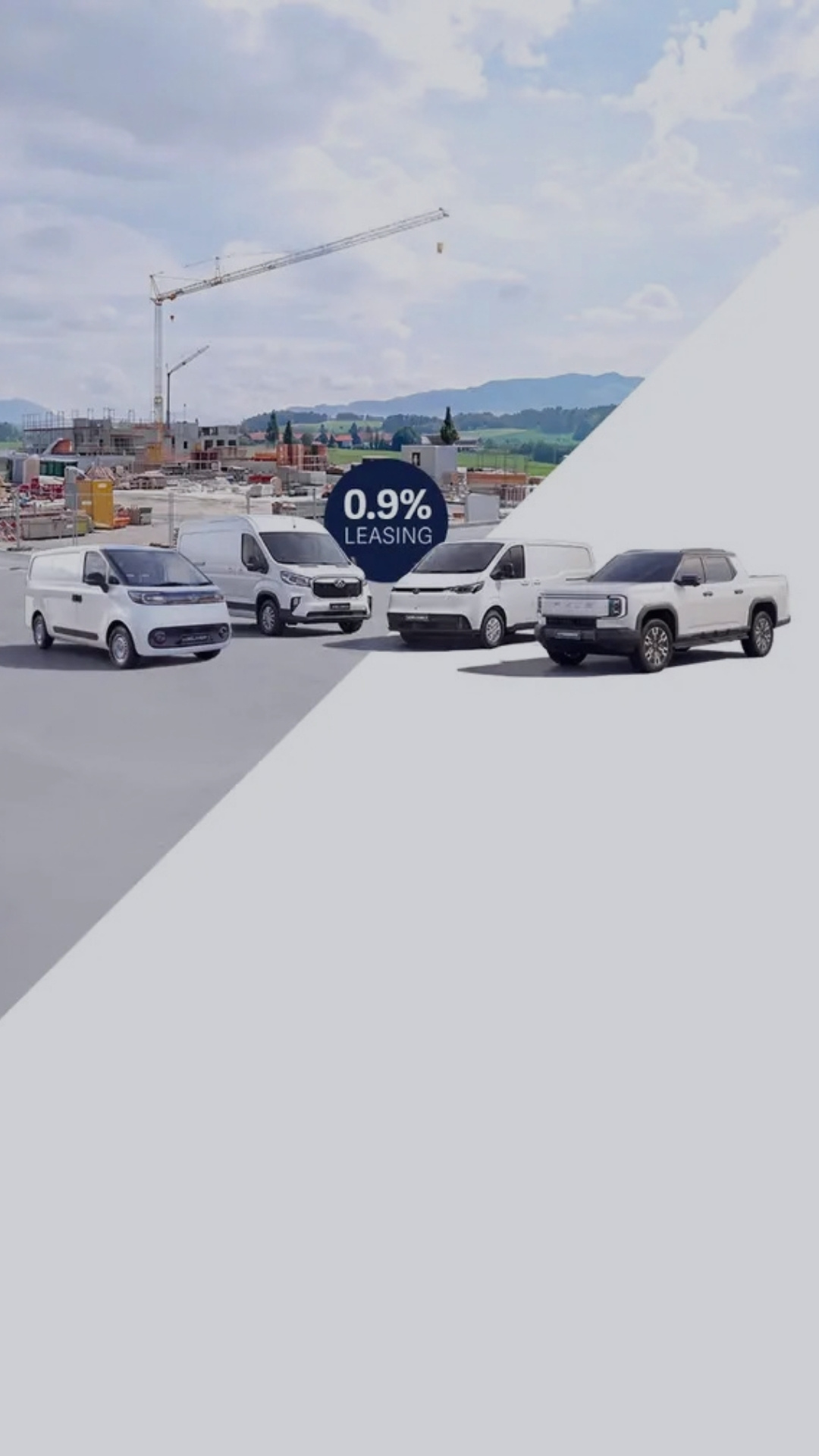 Maxus mit 0.9% Leasing bei Th. Willy